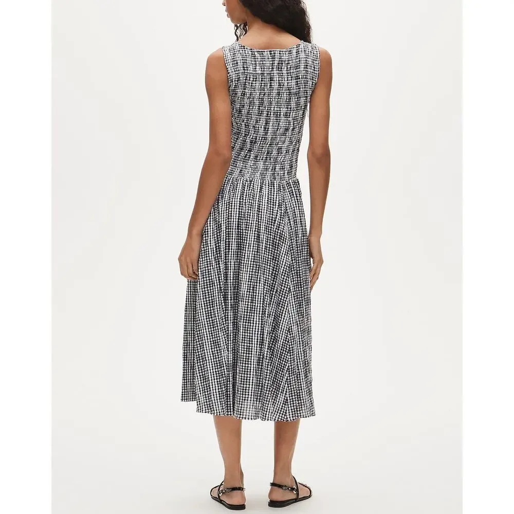 J.Crew Lina midi dress in gingham PS